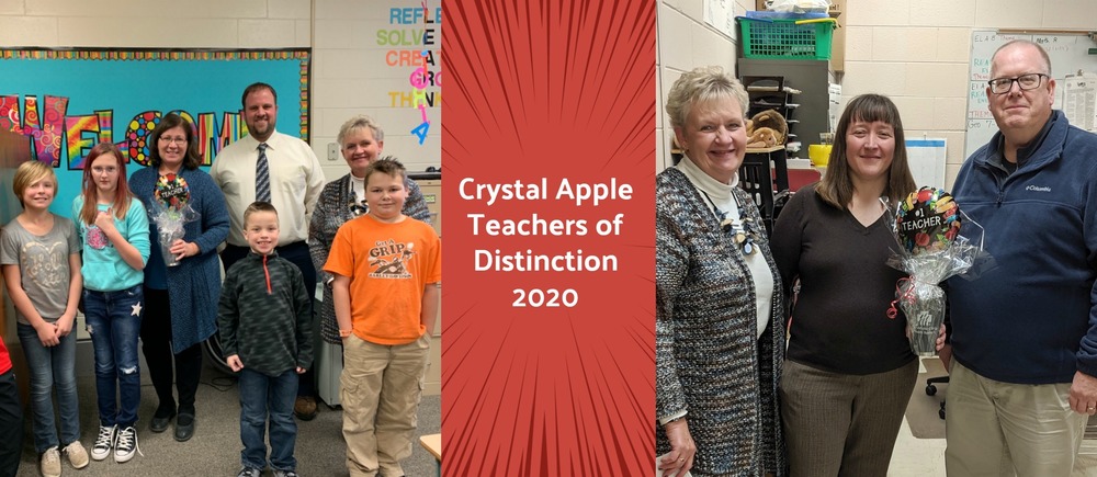 Crystal Apple Teachers of Distinction 2020