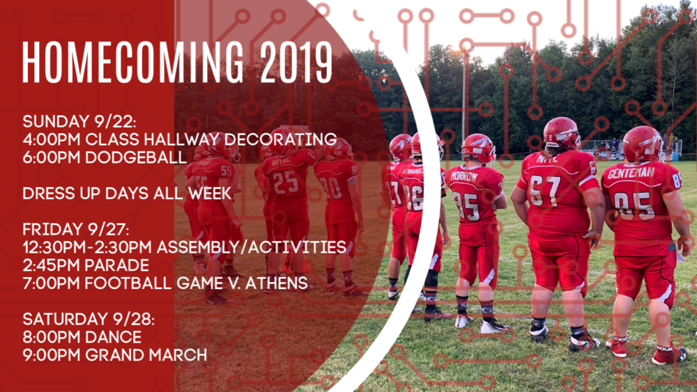 Homecoming Week - 2019 Information