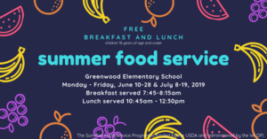 Summer Food Service Program