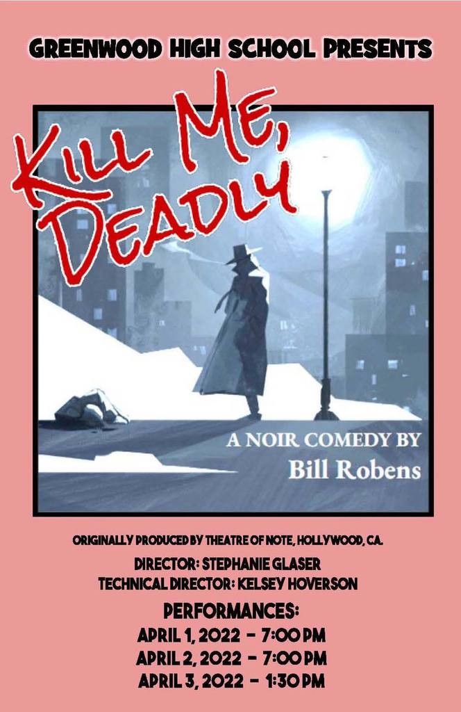 play bill cover for Kill Me Deadly